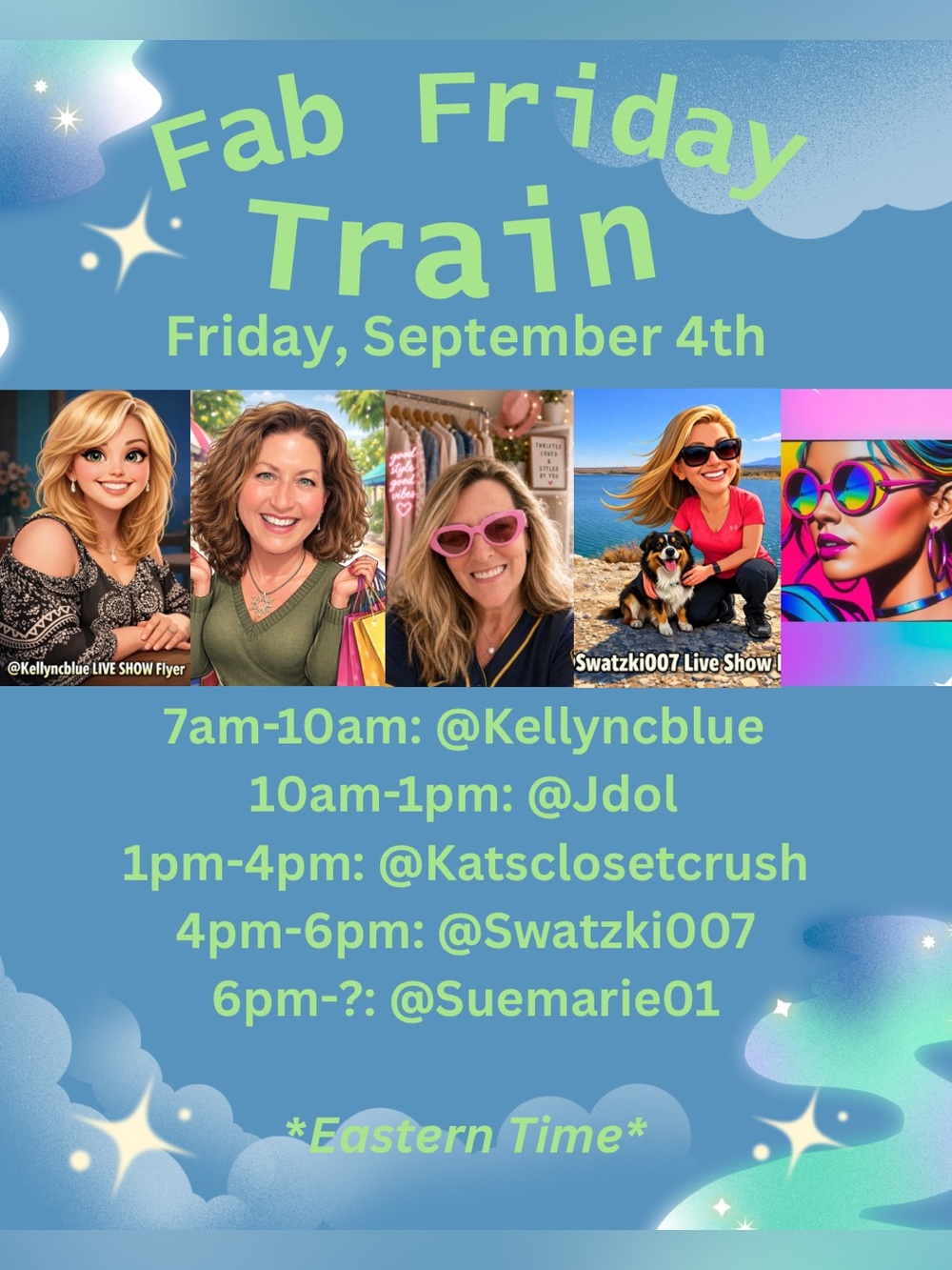 KellyncBlue LIVE SHOW FLYER & ANNOUNCEMENT